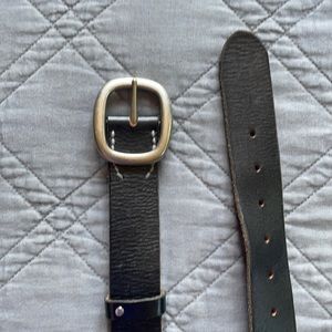 Black Leather Belt